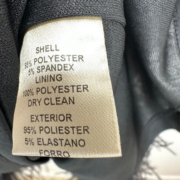 Eliza J Sequined Feather Hem Mini Dress Party Glam Mockneck Sleeveless US 6 NWT - Picture 11 of 13